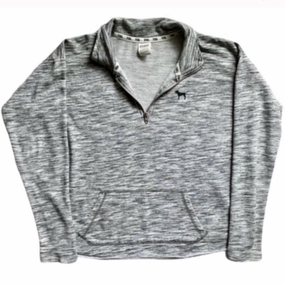PINK Victoria's Secret Cozy Quarter Zip Sweatshirt